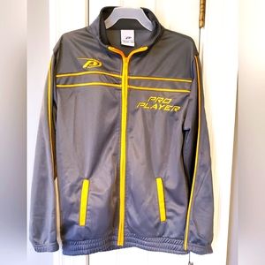 Pro Player Boys Lightweight Track Gray Jacket Size 14/16
